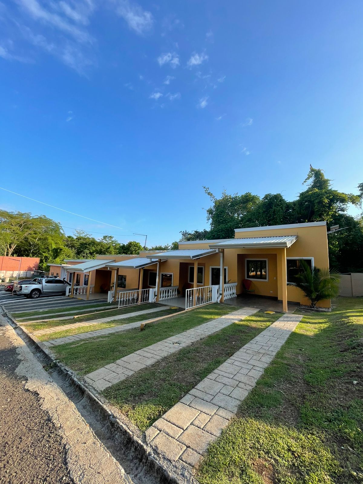 Vista exterior de las villas